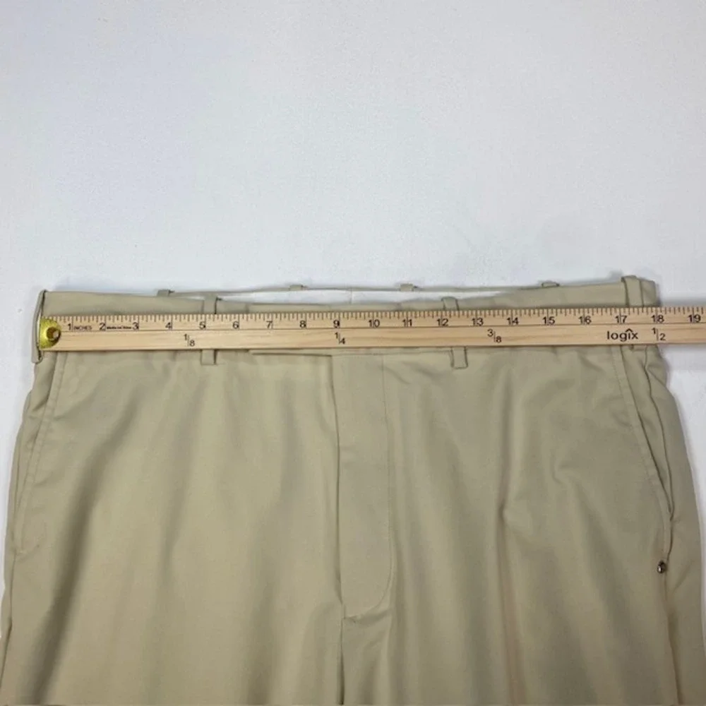 RLX‎ Ralph Lauren Mens Golf Pants Tan Straight Fit 36x34 Polyester